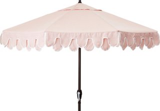 blush pink umbrella