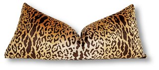 Jen 16x36 Body Pillow Leopard Fragments Identity By Tammy Price