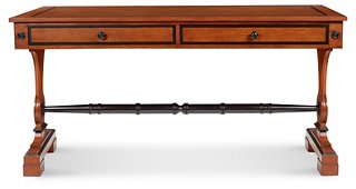 Bunny Williams Home Courtney Desk Mahogany Ebony One Kings Lane