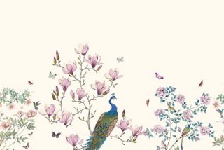 Peacock Wallpaper by Gabby Malpas
