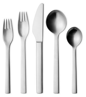 JENSEN 5Pc New York Flatware Set, Silver One Kings Lane