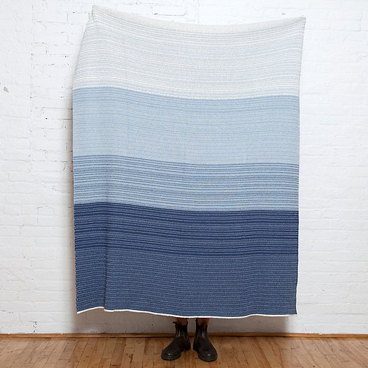 A number of In2green’s throws are crafted primarily of threads made from recycled T-shirts and other cotton items.
