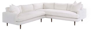 Alli Sectional, Ivory Linen