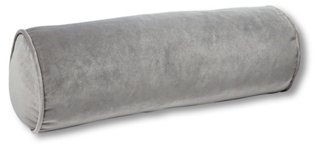 gray bolster pillow