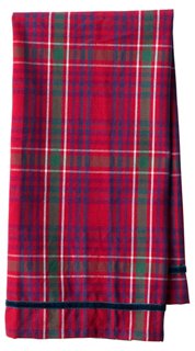 Torchon Tartan, Rouge / Multi