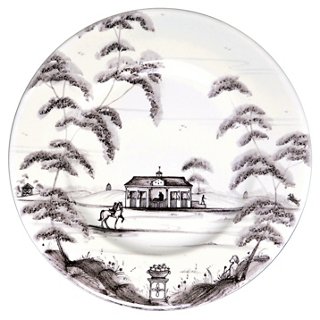 Juliska Country Estate Bread Plate, White/Black One Kings Lane