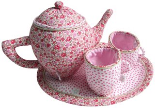 plush tea set