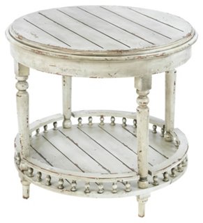 Gabby Annie Side Table Whitewash One Kings Lane