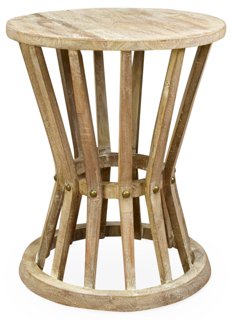Ali Rustic Side Table - Natural