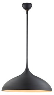 Agnes Large Pendant, Matte Black