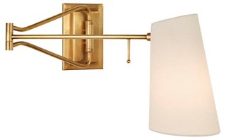 adjustable arm sconce