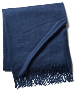 Cashmere Throw, British Blue Decorative Accents Sale by Category