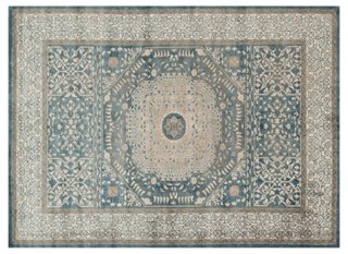 Levan Rug, Blue/Sand