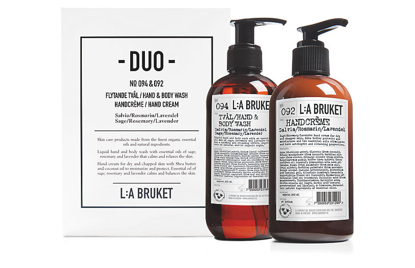L:A Bruket Sage Hand Wash/Cream Duo Kit