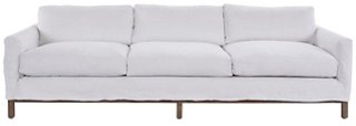 Dufton Sofa, White Linen