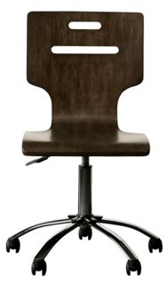 Chelsea Square Desk Chair - Raisin - Stone & Leigh