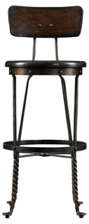 Farmhouse Barstool - Chocolate