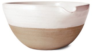 Pantry Mixing Bowl, White/Natural