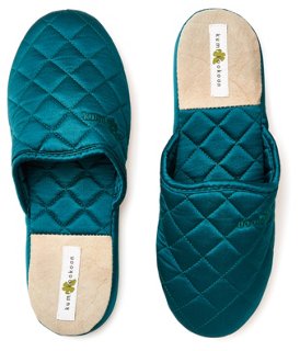 quilted slippers