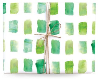 Set of 3 Watercolor Gift Wrap - Lana's Shop