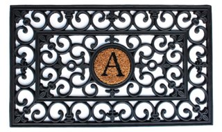 Monogram Doormat - Black