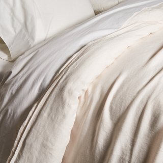 Matteo For One Kings Lane Washed Linen Duvet Cover Blush One