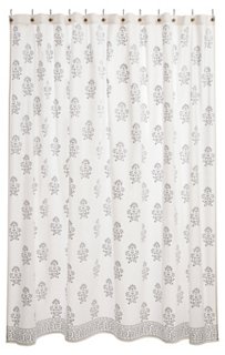 Bahaar Shower Curtain Silver White Shower Curtains Bath Bed