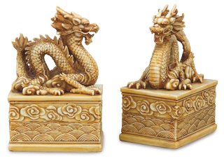 dragon bookends