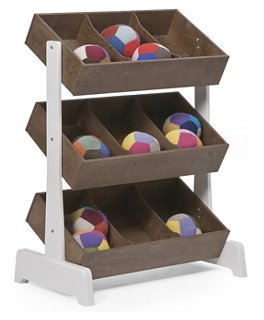 walnut toy storage