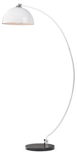 Contemporary Arc Floor Lamp, White Floor Lamps Indoor and Outdoor