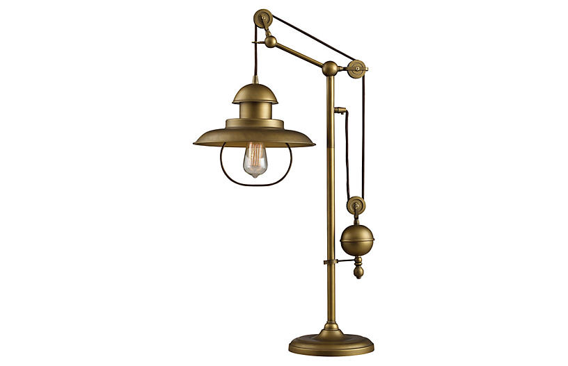 Farmhouse Table Lamp - Bronze
