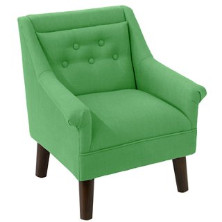 green kids chair