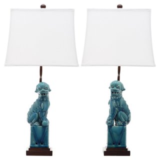 foo dog table lamps