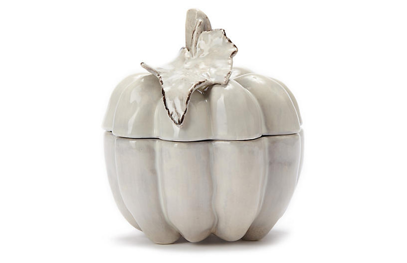 Natura Small Covered Pumpkin - VIETRI