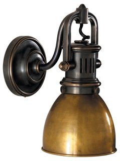 Yoke Suspended Sconce - Bronze - Visual Comfort & Co.