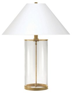 ralph lauren glass table lamp