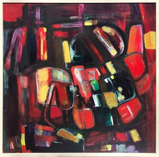 Antiquarian Art Company Abstract Expressionist Painting One