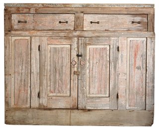 Farmhouse Natural Pink Console