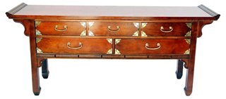 Debra Hall Lifestyle Ming Campaign Style Sideboard Bernhardt