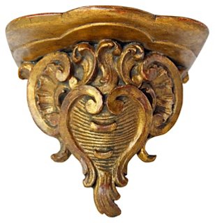 French Carved Giltwood Wall Shelf