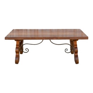 Spanish Coffee Table - Vintage Wrought Iron Glass Top Spanish Coffee Table Chairish / Vintage 1950s spanish coffee and cocktail tables.