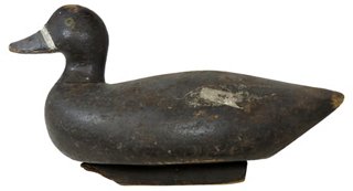 Large Antique Wood Duck Decoy Decorative Accents Sale By