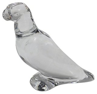 baccarat crystal bird figurines