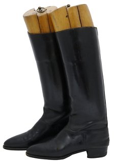 Rose Victoria Antique English Riding Boots Pair One Kings Lane