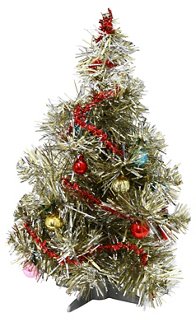 Midcentury Bottle Brush Christmas Tree Rose Victoria Brands One Kings Lane