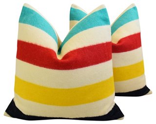 Hudson's Bay Camp Blanket Pillows - Set of 2