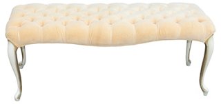 Something Vintage Mid Century Modern Upholstered Bench One Kings Lane
