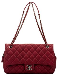 red chanel shoulder bag