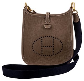 hermes mini evelyne etoupe