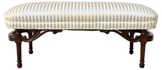 Cannery Row Home Antique English Mahogany Bench One Kings Lane
